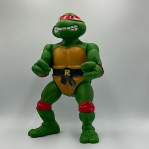 JUMBO 13" VTG 1989 TMNT Teenage Mutant Ninja Turtles Raphael LARGE ACTION FIGURE